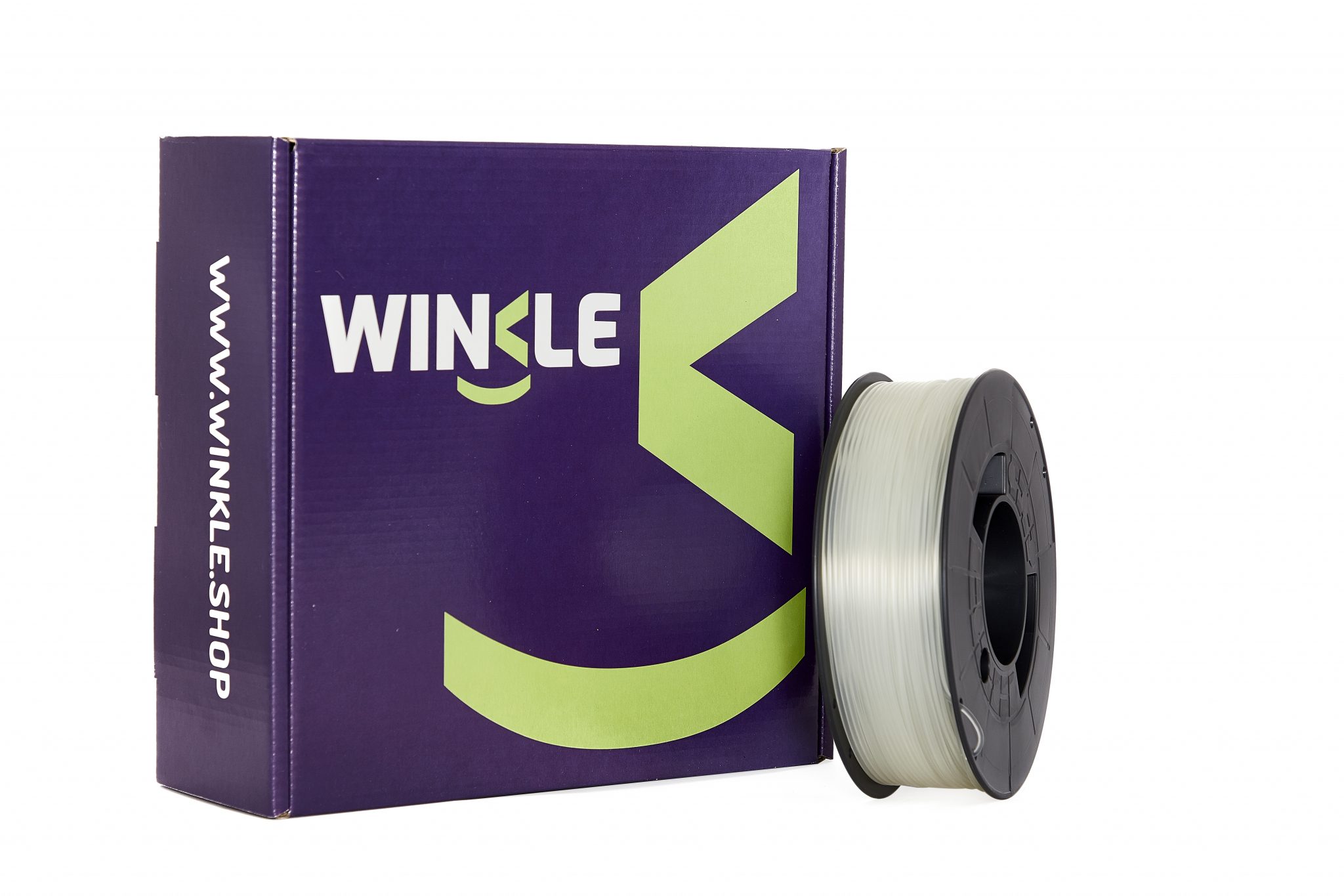 Winkle Filamento Petg, 1,75 mm, bianco lucido, filamento per